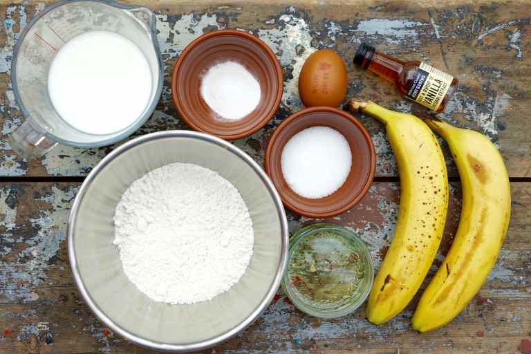 American Style Banana Pancakes