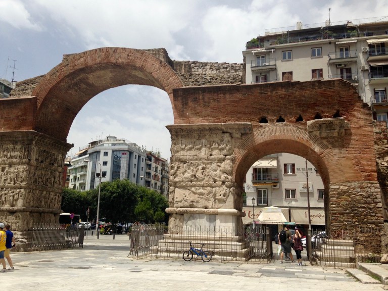 Arch of Galerius in Thessaloniki, Greece