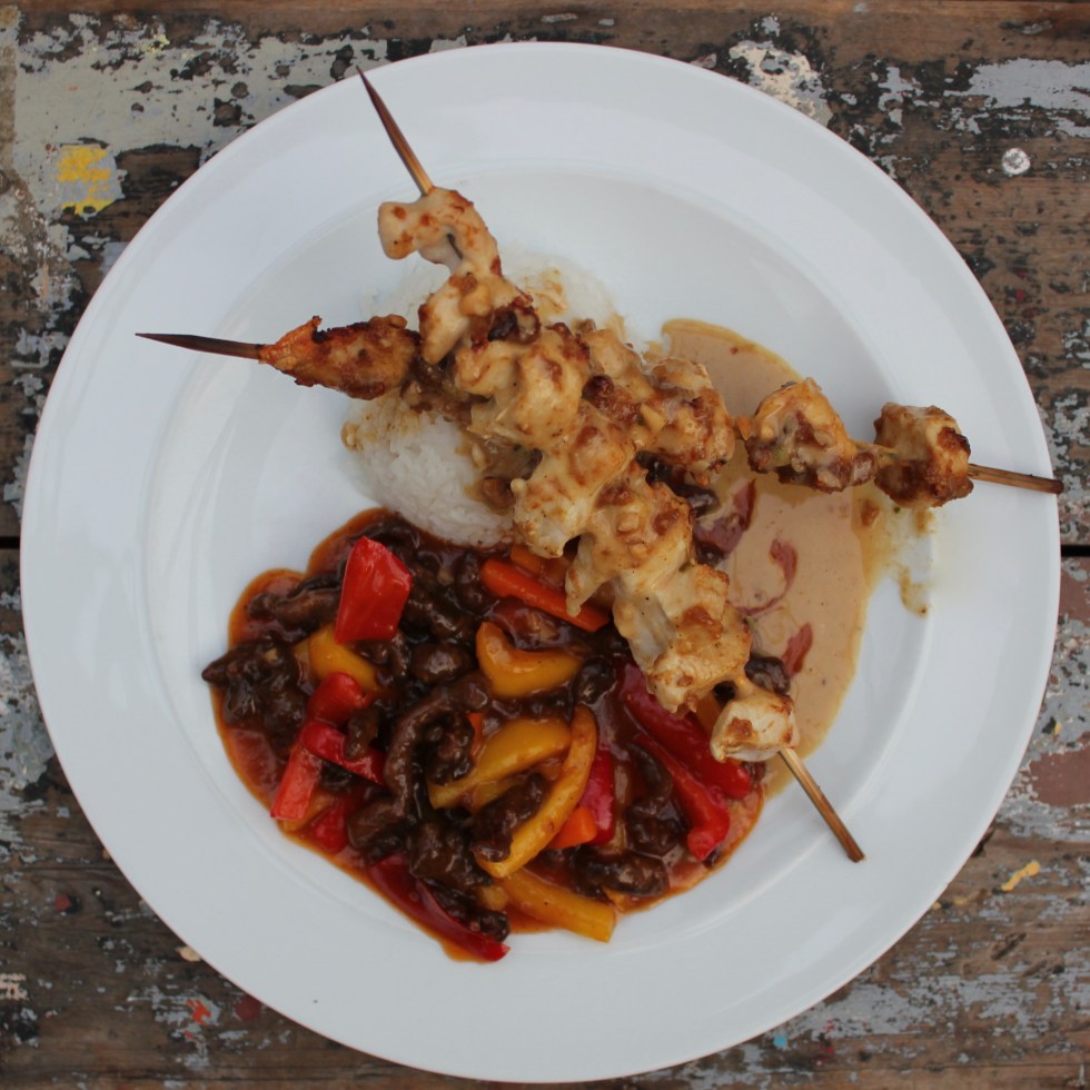 Crispy shredded beef in Cantonese sauce