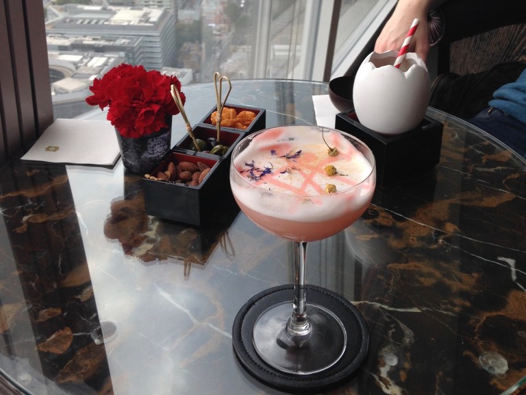 My First Painting - GONG Bar, The Shard