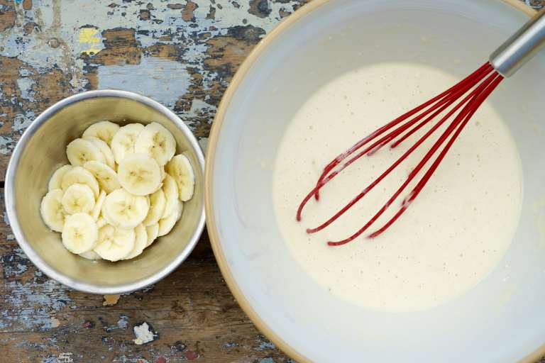 American Style Banana Pancakes